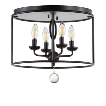 Alma 16" Metal LED Flush Mount - JONATHAN Y